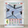 ماژول آموزشی سیمولاتور چراغ راهنمایی (Traffic Light Control) دارای سوکت های فیشی برای استفاده آسان